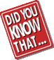DID YOU KNOW THAT?